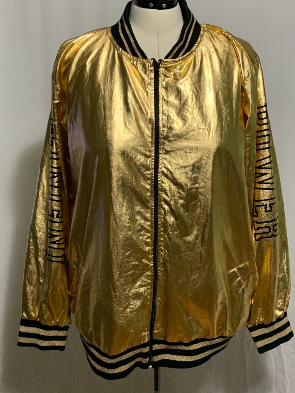 Her Universe Jacket Coat Marvel Avengers Infinity War Thanos Gold Cosplay Plus 5